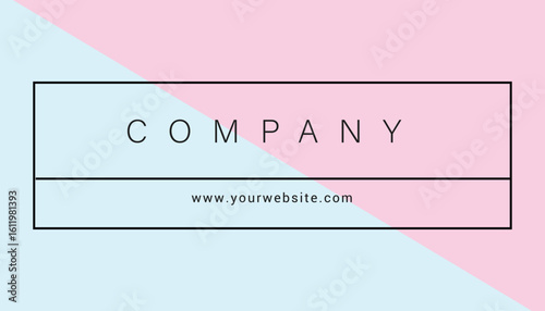 Modern Professional Business Card Design Template | Minimalist Corporate Visiting Card | Editable PSD & AI