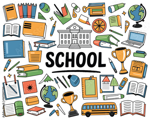 Education and Classroom Doodle Graphics