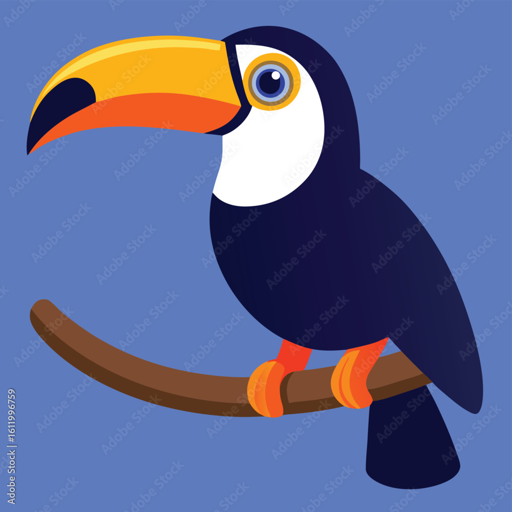 Naklejka premium Discover stunning toucan bird illustrations 
