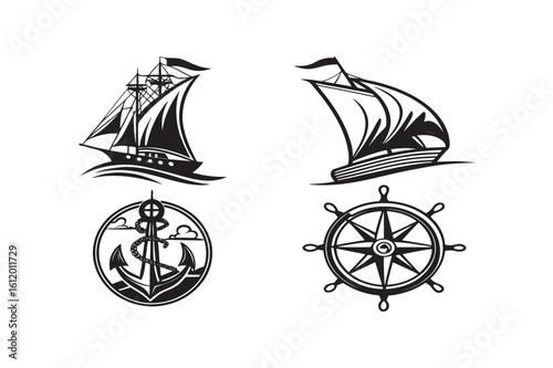 set of nautical elements