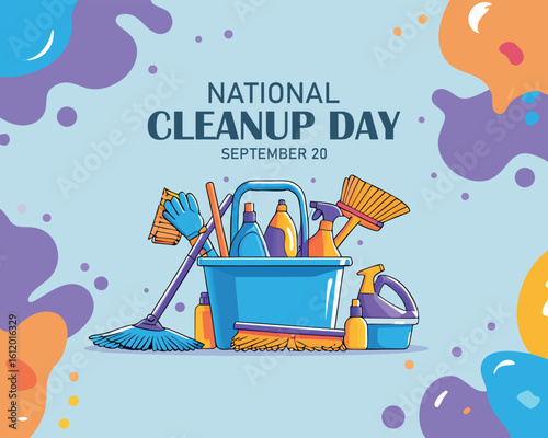 Premium Vector | Vector illustration for national clean up day.