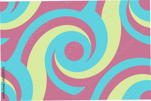 Swirling abstract pattern with pastel colors background