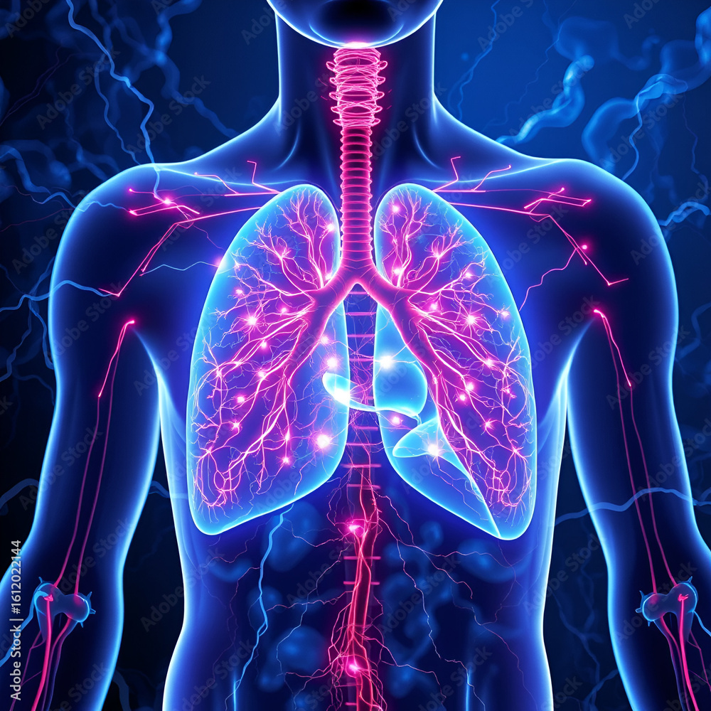 custom made wallpaper toronto digitalVisualization of electric currents within human respiratory and circulatory systems