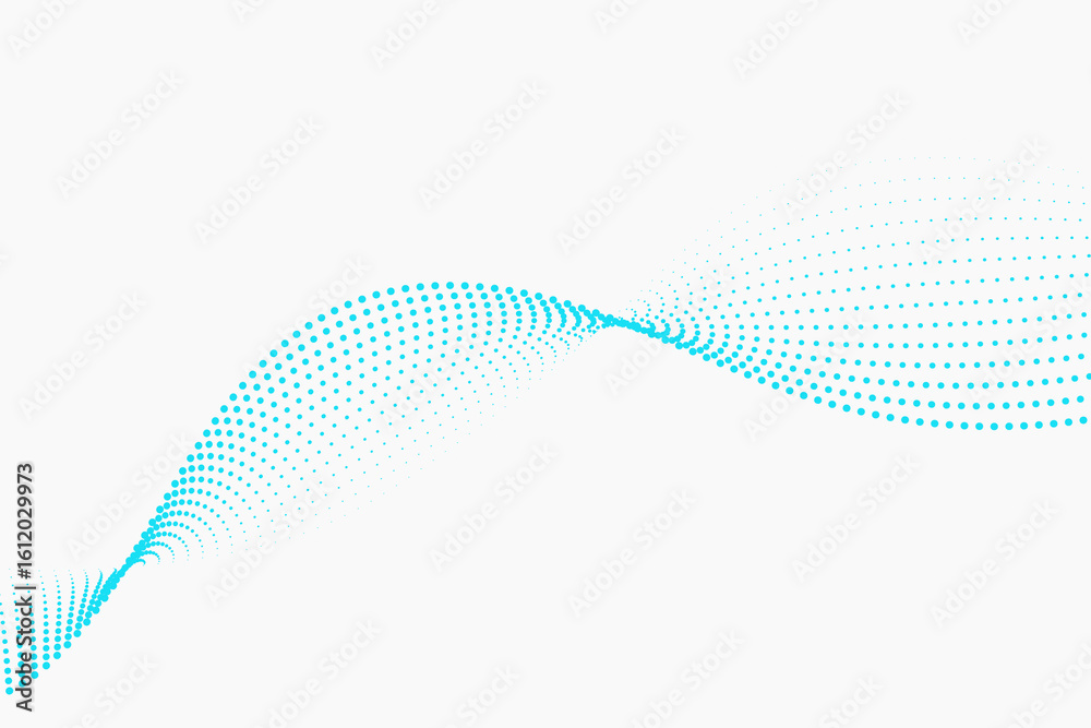 Obraz premium abstract dotted wave background