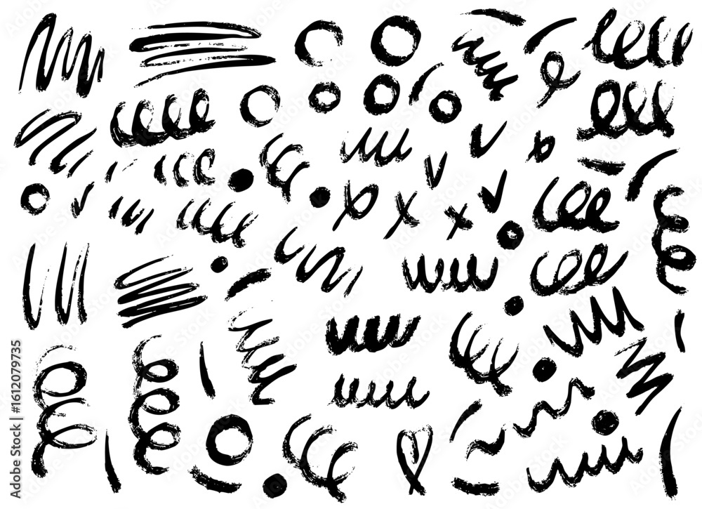 Creative minimalist hand draw Abstract art grunge Hand Drawn textures and design elements made with ink. Doodle scribble elements. Creative minimalist hand draw Abstract art grunge Hand Drawn textures and design elements made with ink. Doodle scribble elements.