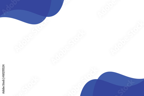 blue corner design 