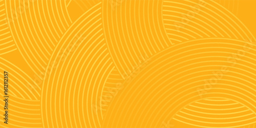 Pasta background, spaghetti abstract geometric pattern. Macaroni yellow poster. Wavy abstract pattern. eps 10