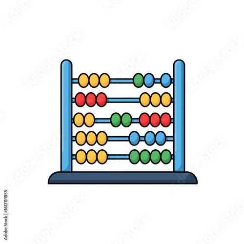 Blue Abacus Counting and Math Learning Tool