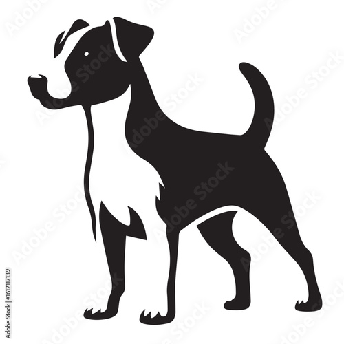 "Silhouette of a Standing Dog – Vector Illustration"

"Black Dog Silhouette Isolated on White Background"

"Minimalist Dog Silhouette – Pet Animal Vector Design"

"Side View of a Dog in Silhouette Sty
