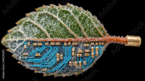 Leaf Circuitry: Nature Meets Technology