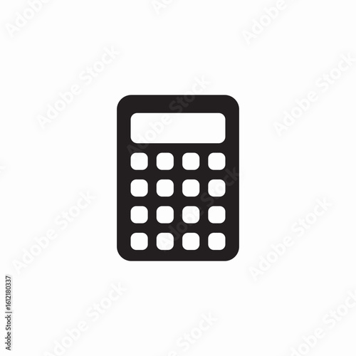 mathematics calculator icon sign vector