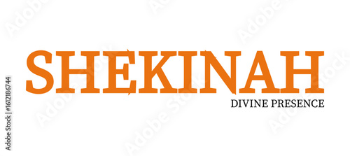 SHEKINAH - Divine Presence of God in Worship Typography