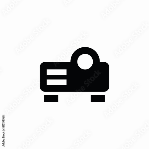 slide projector icon sign vector