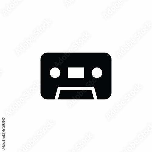 tape record icon sign vector