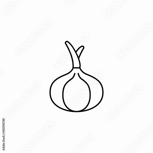 vegetable piece icon sign vector
