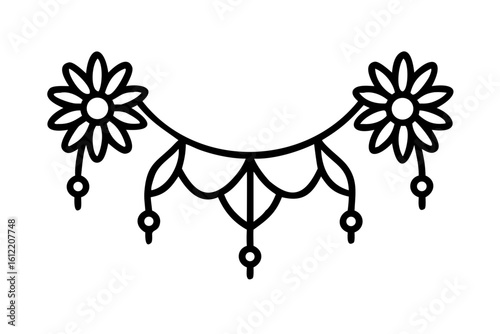 Silhouette of a Dog with a Bone on a White Background animal 8