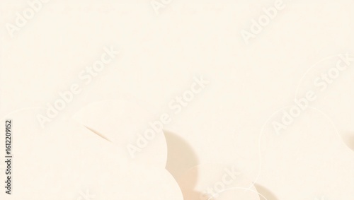 flat soft design abstract light-toned minimal composition memphis subtle shadows shapes
