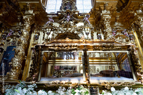 Stunning Golden Altar in Segovia, Spain