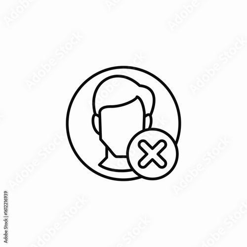 display remove icon sign vector