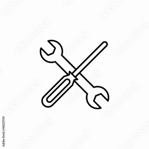 engineer repair icon sign vector