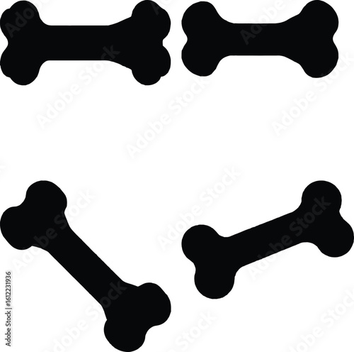 Dog Treat Silhouette Icon