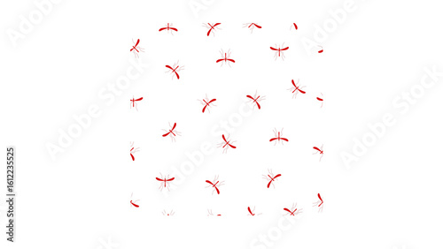 Harmful mosquitoes pattern spreading disease awareness for health organizations and educational campaigns against vector borne illnesses impacting communities