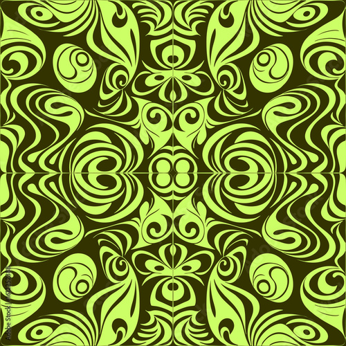 Wallpaper Mural simple seamless abstract olive green pattern, texture Torontodigital.ca