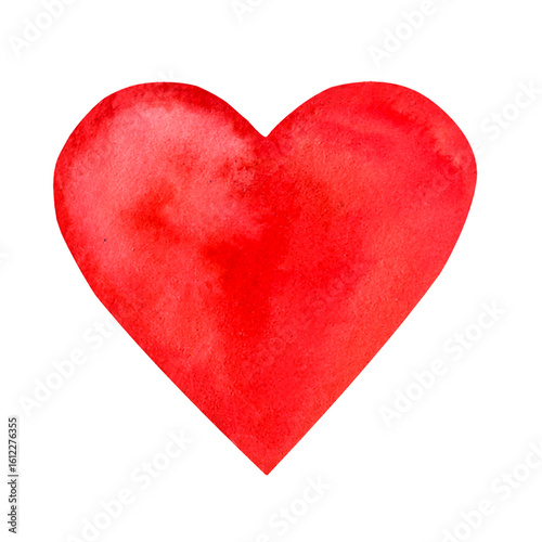 Red Watercolor Heart illustration