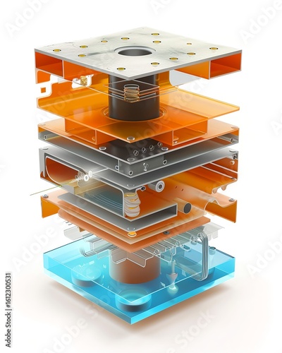 Layer Breakdown of Solid Oxide Electrolyzer Cell