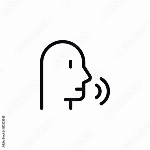 speech audio icon sign vector