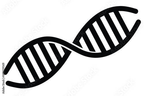 genome vector icon silhouette illustrations