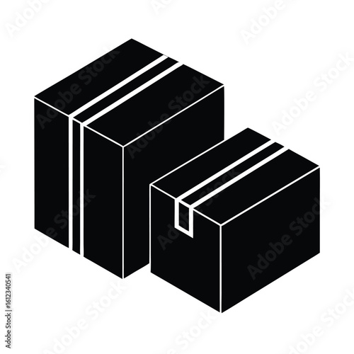 Package delivery icons