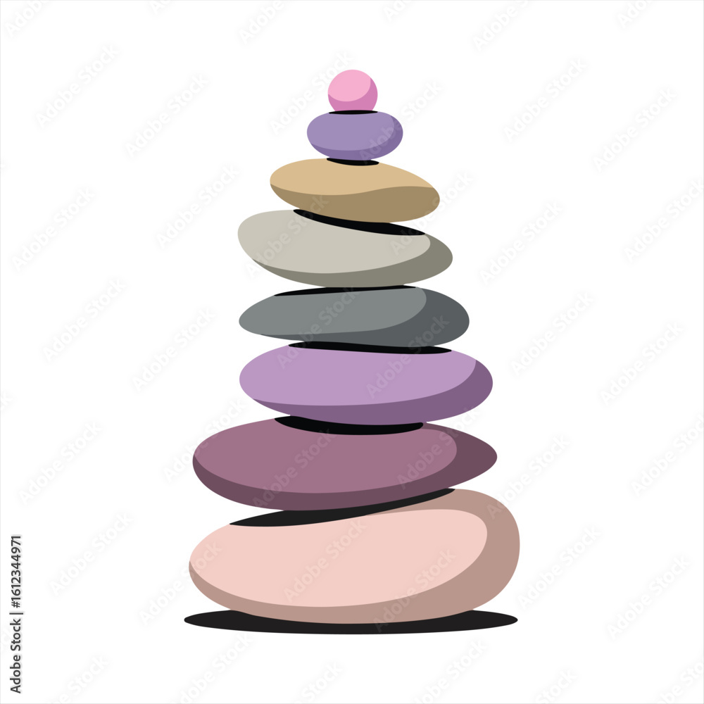 PNG Natural smooth stones collection, element set on transparent background PNG Natural smooth stones collection, element set on transparent background