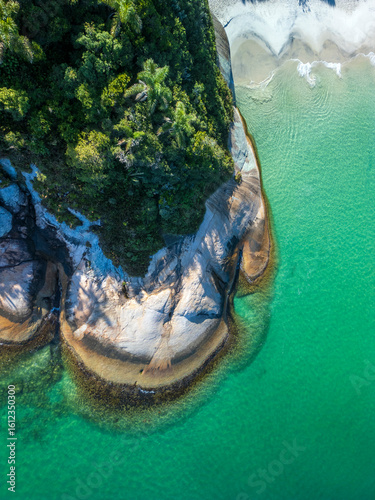 Aerial View of Campeche Island in Florianópolis, Santa Catarina Brazil