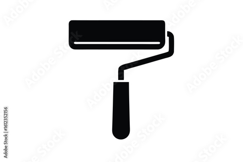 paint roller vector icon illustration