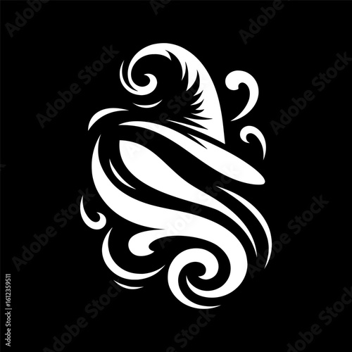 Wizard Mystic Emblem in Black