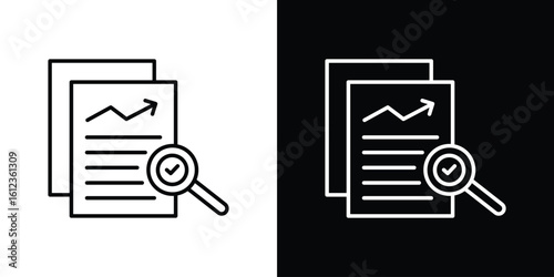 Auditors icon. linear style sign for mobile concept and web design.