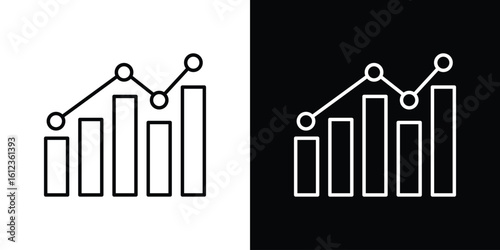 Benchmarking icon. linear style sign for mobile concept and web design.