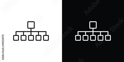 classification icon. linear style sign for mobile concept and web design.