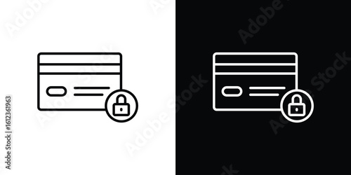 Credit limit icon. linear style sign for mobile concept and web design.