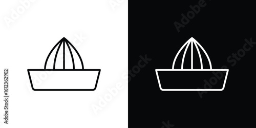 Hand Juicer icon. linear style sign for mobile concept and web design.