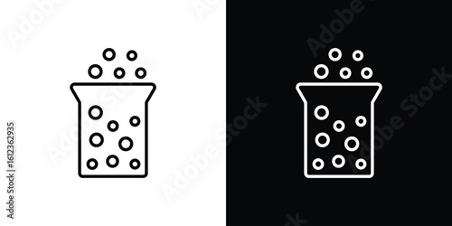 Hard Water icon. linear style sign for mobile concept and web design.