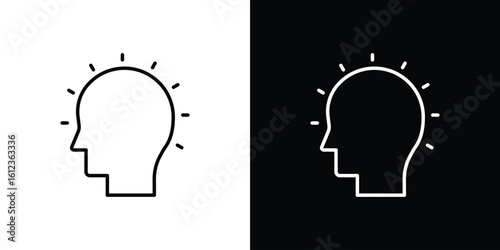 Intention icon. linear style sign for mobile concept and web design.