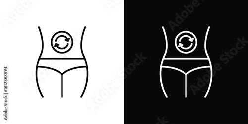 Metabolism icon. linear style sign for mobile concept and web design.