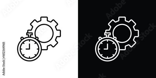 Productivity icon. linear style sign for mobile concept and web design.