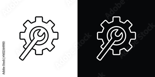 Productivity tools icon. linear style sign for mobile concept and web design.