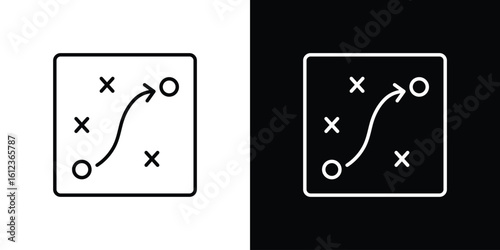 Tactical icon. linear style sign for mobile concept and web design.