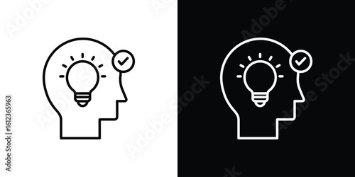 Understand icon. linear style sign for mobile concept and web design.