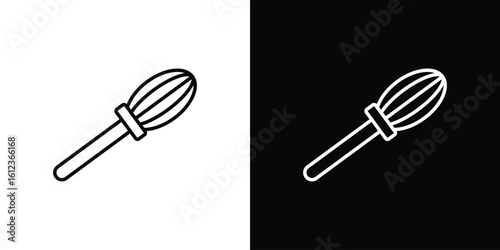 Whisk icon. linear style sign for mobile concept and web design.