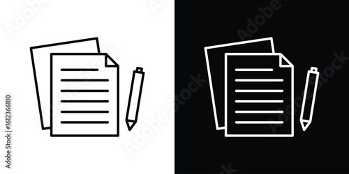 Wills and trusts icon. linear style sign for mobile concept and web design.